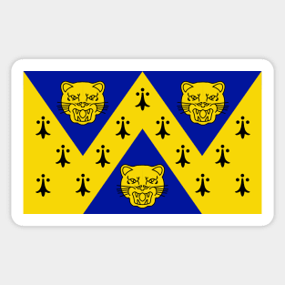 Shropshire County Flag - Heraldry of England Sticker